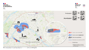 Carte des périmètres de circulation à Paris, Arena la Chapelle