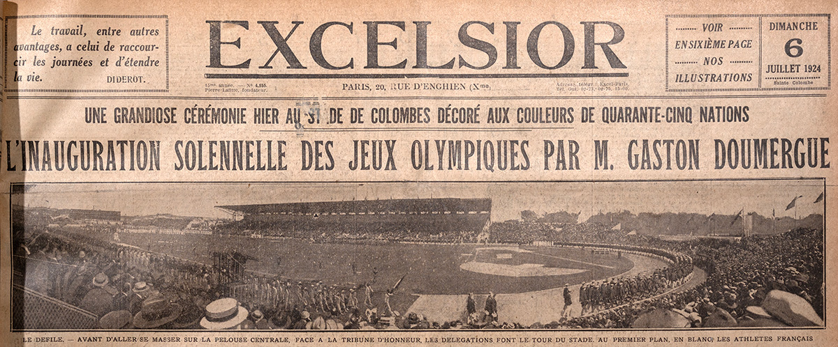 Extraît de journal du dimanche 6 Juillet 1924