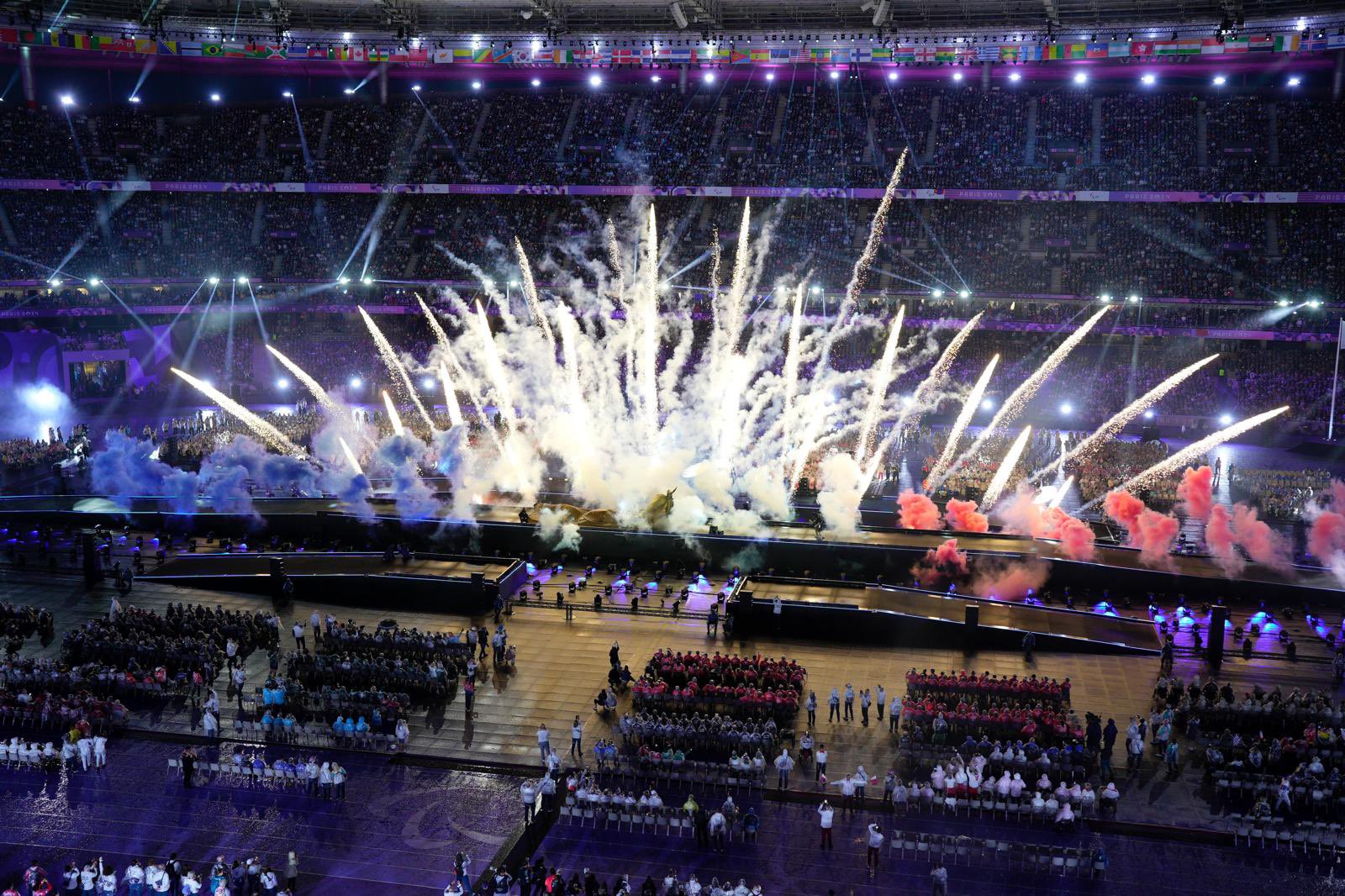 Effets pyrotechniques dans le Stade de France