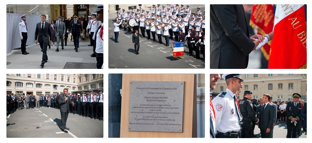 Commémoration du 80e anniversaire de la Libération (diaporama)