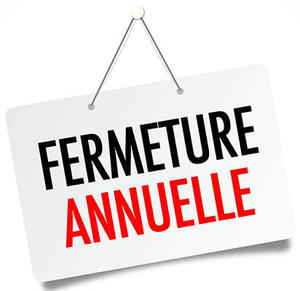 fermeture annuelle 