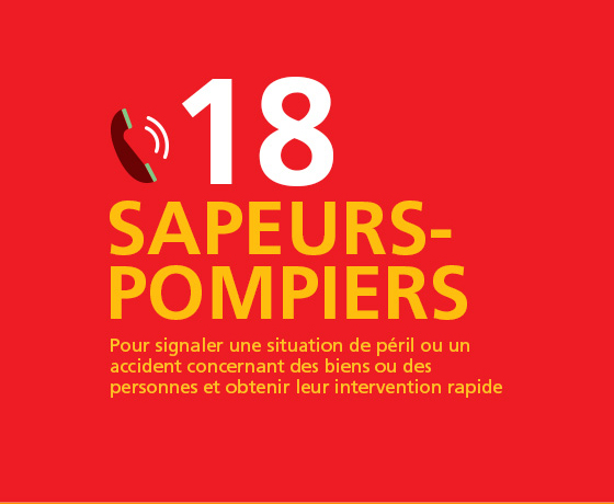 Le 18 : les sapeurs pompiers